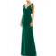 Ieena for Mac Duggal womens open back maxi evening dress