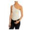 Line & Dot mia womens ribbed knit one shoulder tank top