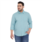 Instafab Plus men flat collar solid full sleeve shirt