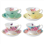 Royal Albert miranda kerr friendship teacup & saucer 8 piece set blessings gratitude joy & devotion