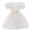 Tulleen white polka dot princess dress