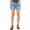 Earnest Sewn womens light wash mini denim shorts