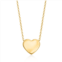 RS Pure ross-simons 14kt yellow gold heart pendant necklace