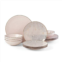 Lenox trianna blush 12-piece dinnerware set pink