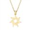 RS Pure ross-simons 14kt yellow gold sun pendant necklace