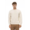 Alpha Studio alpaca leather mens sweater