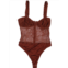 Danielle Bernstein womens lace thong bodysuit