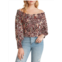 BB Dakota by Steve Madden helena womens floral short crop top