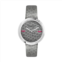 Furla womens my piper gray dial ss calfskin leather watch