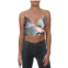 Speechless juniors womens floral print v-neck crop top