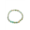 SAVVY CIE JEWELS natural amazonite healing stone 6mm stretch bracelet