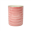 Viva by VIETRI mistletoe stripe waste basket