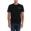 Z Zegna plaque logo short sleeve crew neck t-shirt in black