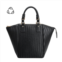 Melie Bianco valerie black recycled vegan tote bag