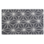 Vibhsa gray bathroom rug with geometric pattern