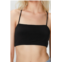 Lanston philosophy x back crop bralette in black