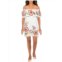 Red Carter adelaide womens floral embroidered mini sundress