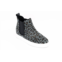 ALL BLACK womens wild chelsea sneakers in grey leopard