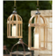 HouzBling lanterns (set of 2) 21h, 28h wood/metal/glass