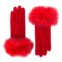 Pia Rossini monroe gloves in red