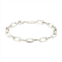 MACHETE grande oval link bracelet in silver