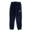 Visitor on Earth velour pants - navy blue