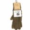 C.C BEANIE womens solid cable knit gloves in new olive