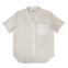 Tim Coppens cotton ecru stripe bowling shirt