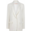 ESQUALO classic button open blazer in off white