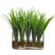 HomPlanti vanilla grass artificial plant in oval vase
