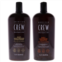 American Crew daily cleansing shampoo and moisturizing conditioner kit by for men - 2 pc kit 33.8oz shampoo, 33.8oz conditioner