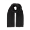 Bickley + Mitchell bi-color cable knit scarf in black twist