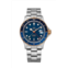 Glycine mens 42mm silver tone automatic watch gl0423
