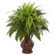 HomPlanti mixed greens and fern artificial plant in decorative planter 26