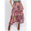 Ivy Jane ikat skirt in wine