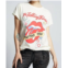 Recycled Karma the rolling stones tattoo you tee in pearl