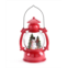 Giftcraft snowman lantern led water snowglobe in red
