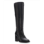 Ross & Snow michela weatherproof leather tall boot in black metallic
