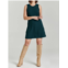 Another Love justine ribbed dress in spruce