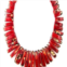 Tagua Jewelry amazon necklace in red