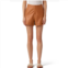 Joe weightless vegan leather shorts in almond