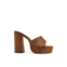 SHU SHOP womens esther heel in brown suede