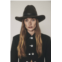 JANESSA LEONE raleigh fedora hat in dark brown