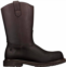 Berrendo mens wellington steel toe work boots in brown