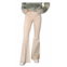VERVET BY FLYING MONKEY super flare pants in parchment
