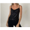 SIX/FIFTY the new year sequin tank in black