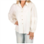 Emily McCarthy oxford shirt in linen white