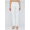 Moussy aurora wide straight-cropped jeans in white
