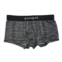 Papi mens stripe trunk underwear in charcoal grey