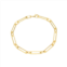 Adina Eden wide elongated paperclip chain anklet